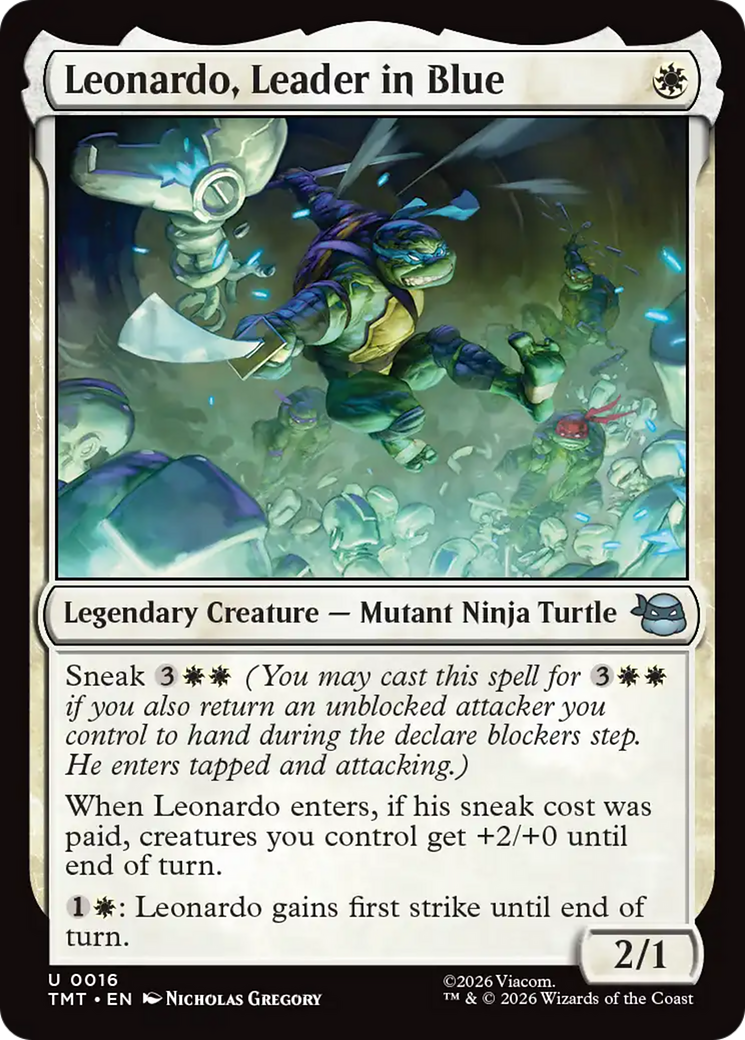 Leonardo, Leader in Blue [Teenage Mutant Ninja Turtles] | Boutique FDB TCG