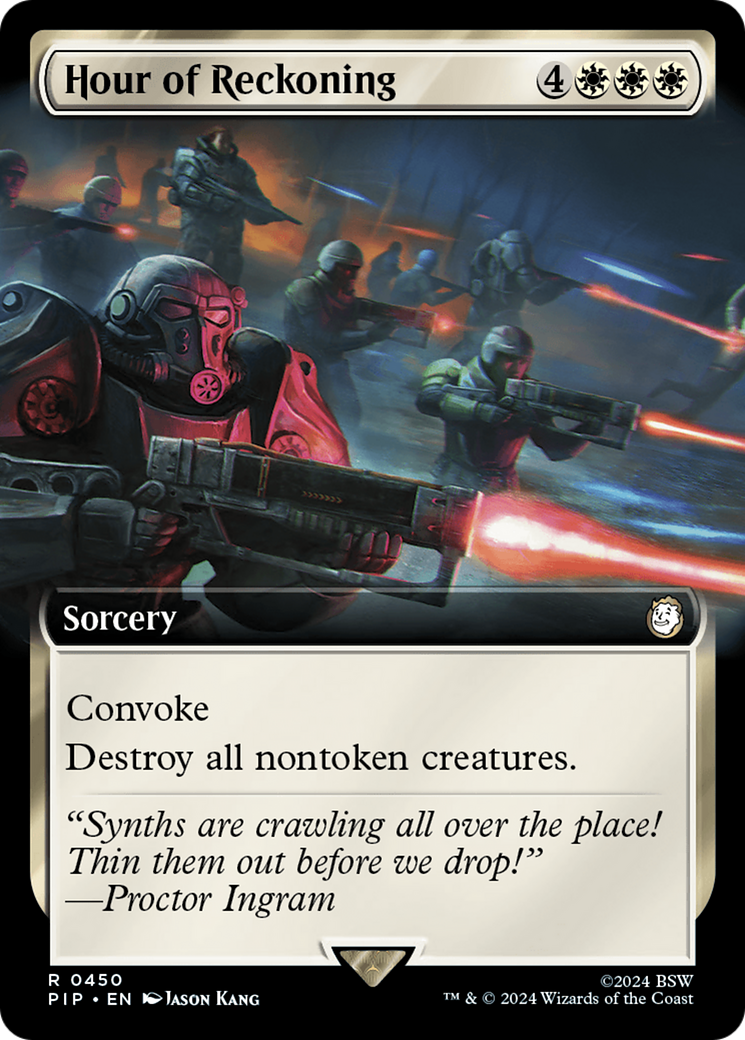 Hour of Reckoning (Extended Art) [Fallout] | Boutique FDB TCG