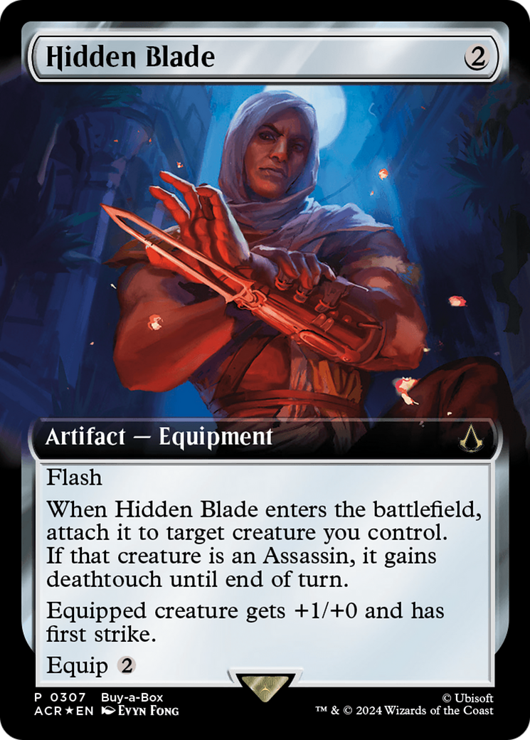 Hidden Blade (Extended Art) [Assassin's Creed Promos] | Boutique FDB TCG