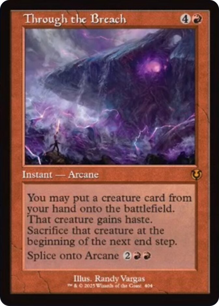 Through the Breach (Retro Frame) [Innistrad Remastered] | Boutique FDB TCG