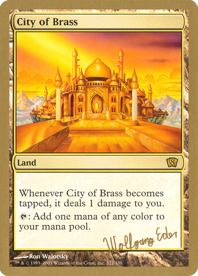 City of Brass (Wolfgang Eder) [World Championship Decks 2003] | Boutique FDB TCG