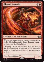 Gleeful Arsonist [Duskmourn: House of Horror Commander] | Boutique FDB TCG