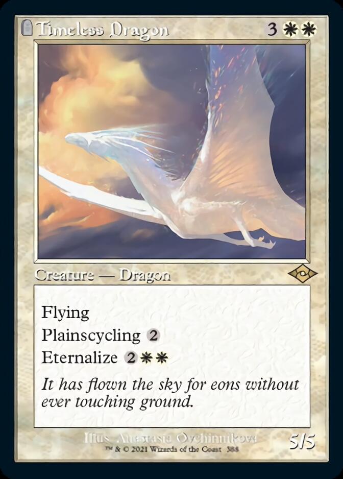 Timeless Dragon (Retro Foil Etched) [Modern Horizons 2] | Boutique FDB TCG