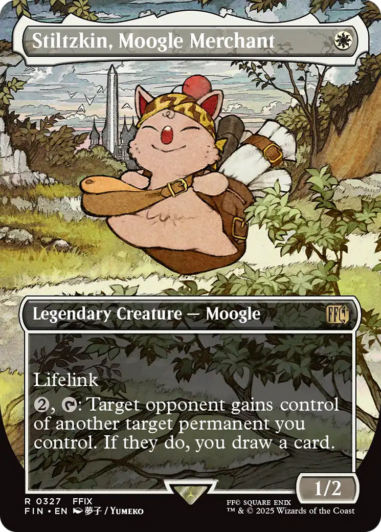 Stiltzkin, Moogle Merchant (Borderless) [FINAL FANTASY] | Boutique FDB TCG