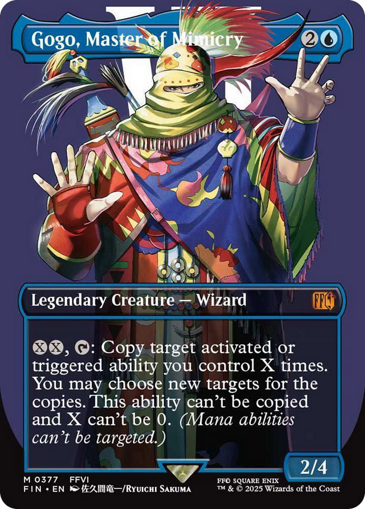 Gogo, Master of Mimicry (Borderless) [FINAL FANTASY] | Boutique FDB TCG