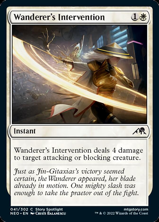 Wanderer's Intervention [Kamigawa: Neon Dynasty] | Boutique FDB TCG