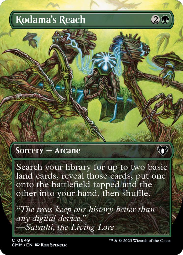 Kodama's Reach (Borderless Alternate Art) [Commander Masters] | Boutique FDB TCG