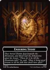 On an Adventure // Enduring Story Double Sided Token [The Hobbit Tokens] | Boutique FDB TCG