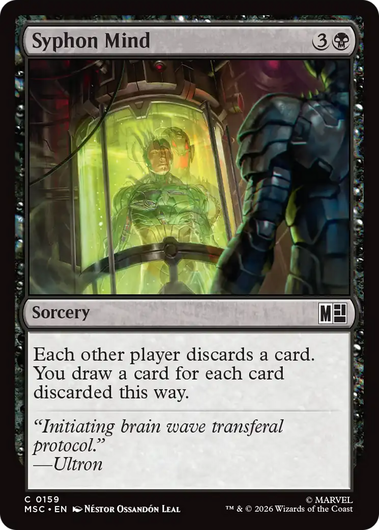 Syphon Mind (Surge Foil) [Marvel Super Heroes Commander] | Boutique FDB TCG