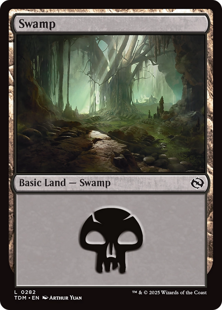 Swamp (0282) [Tarkir: Dragonstorm] | Boutique FDB TCG