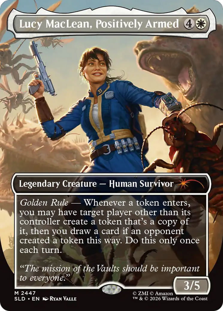 Lucy MacLean, Positively Armed [Secret Lair Drop Series] | Boutique FDB TCG