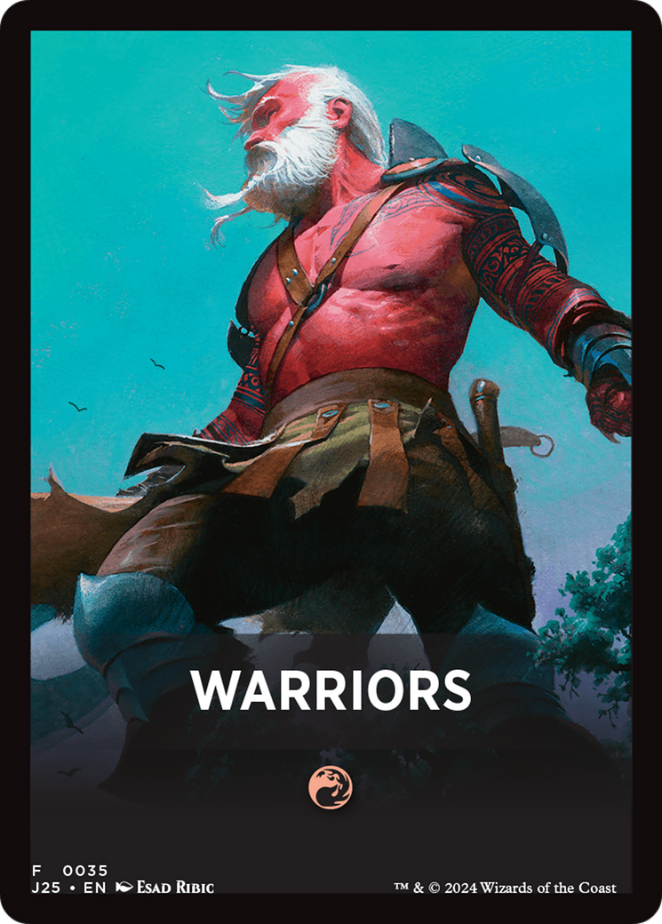Warriors Theme Card [Foundations Jumpstart Front Cards] | Boutique FDB TCG