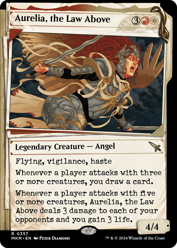 Aurelia, the Law Above (Showcase) (0357) [Murders at Karlov Manor] | Boutique FDB TCG