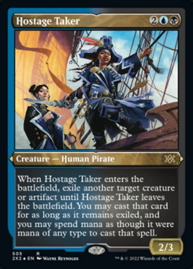 Hostage Taker (Foil Etched) [Double Masters 2022] | Boutique FDB TCG