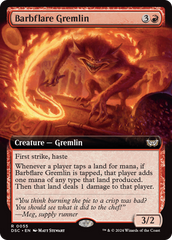 Barbflare Gremlin (Extended Art) [Duskmourn: House of Horror Commander] | Boutique FDB TCG