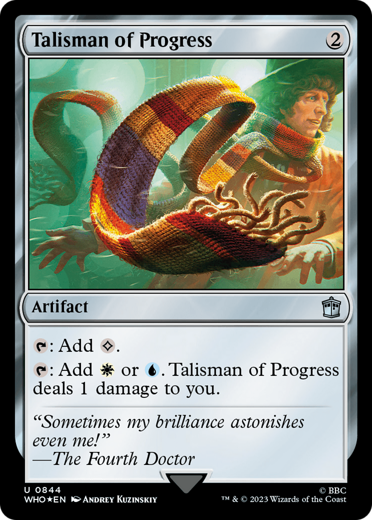 Talisman of Progress (Surge Foil) [Doctor Who] | Boutique FDB TCG