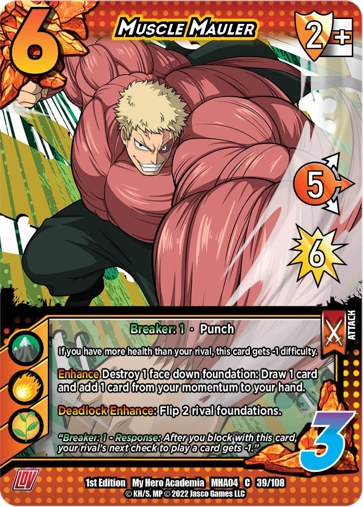 Muscle Mauler [League of Villains] | Boutique FDB TCG