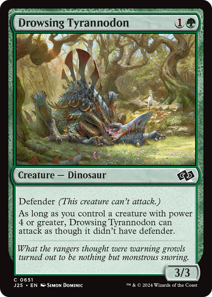 Drowsing Tyrannodon [Foundations Jumpstart] | Boutique FDB TCG