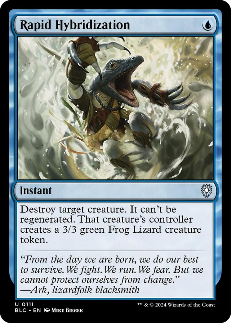 Rapid Hybridization [Bloomburrow Commander] | Boutique FDB TCG