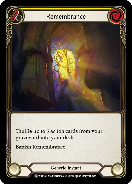 Remembrance [U-WTR163] (Welcome to Rathe Unlimited)  Unlimited Rainbow Foil | Boutique FDB TCG