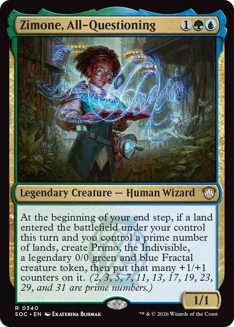 Zimone, All-Questioning [Secrets of Strixhaven Commander] | Boutique FDB TCG