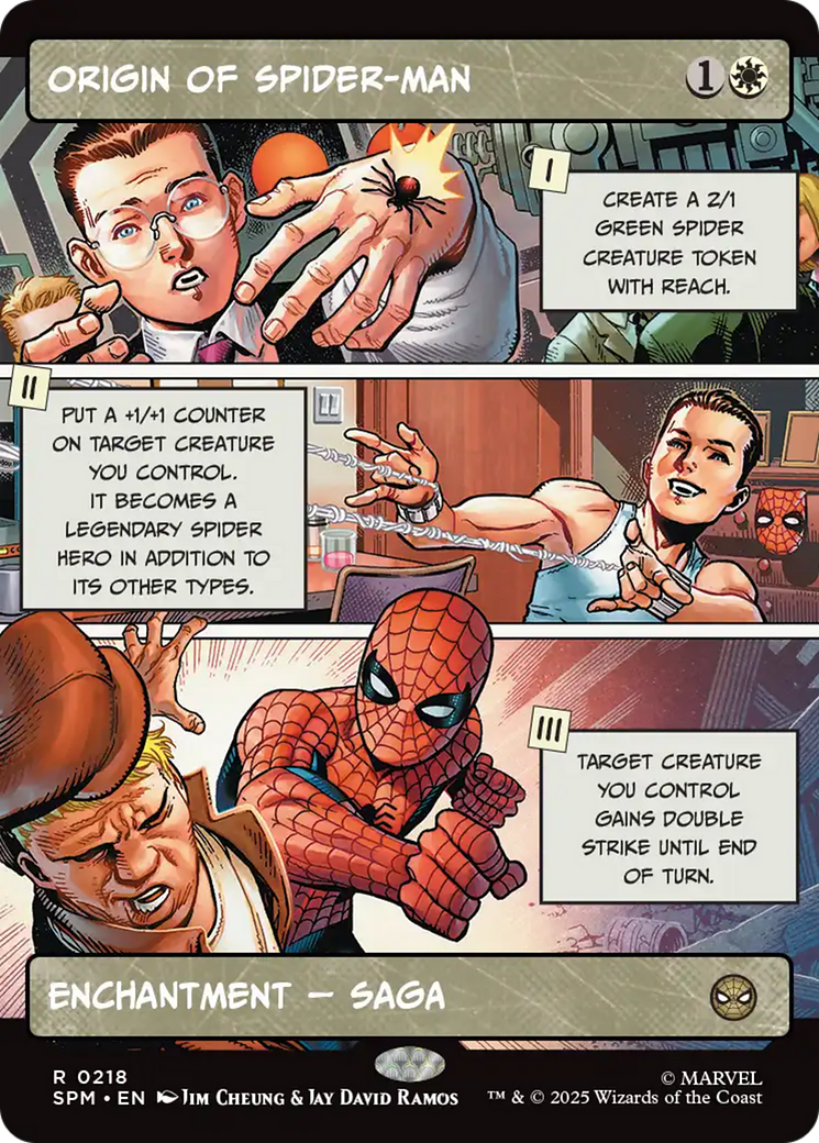 Origin of Spider-Man (Borderless) [Marvel's Spider-Man] | Boutique FDB TCG