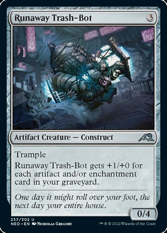 Runaway Trash-Bot [Kamigawa: Neon Dynasty] | Boutique FDB TCG