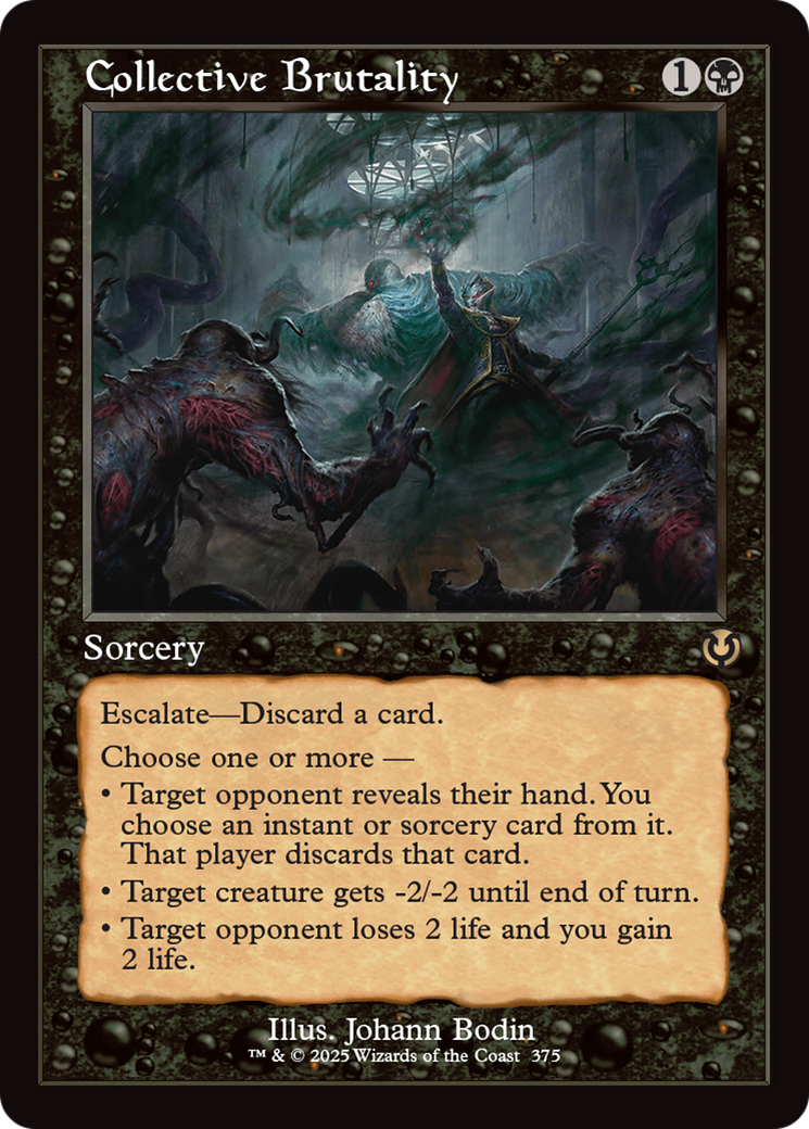 Collective Brutality (Retro Frame) [Innistrad Remastered] | Boutique FDB TCG