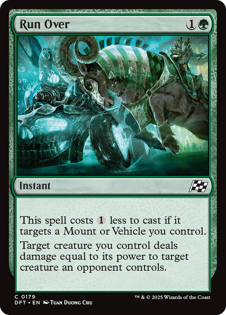 Run Over [Aetherdrift] | Boutique FDB TCG