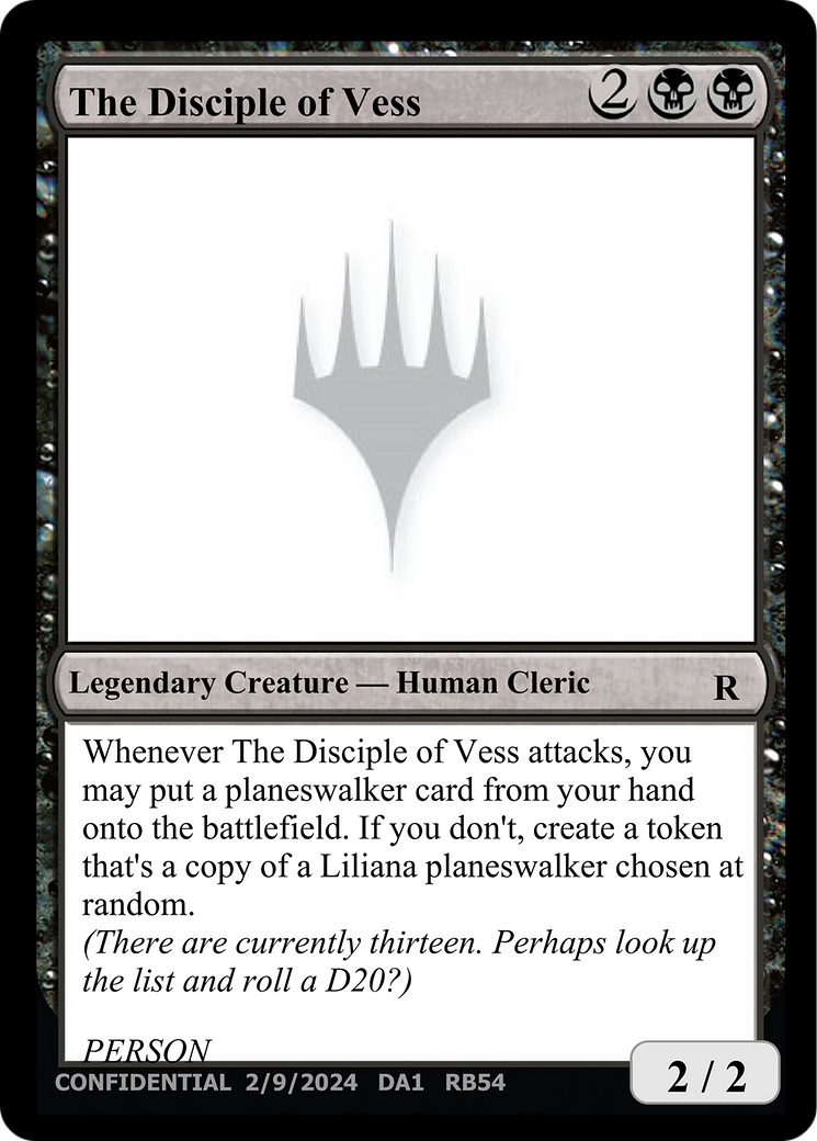 The Disciple of Vess [Unknown Event] | Boutique FDB TCG