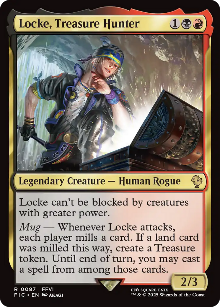 Locke, Treasure Hunter [FINAL FANTASY Commander] | Boutique FDB TCG