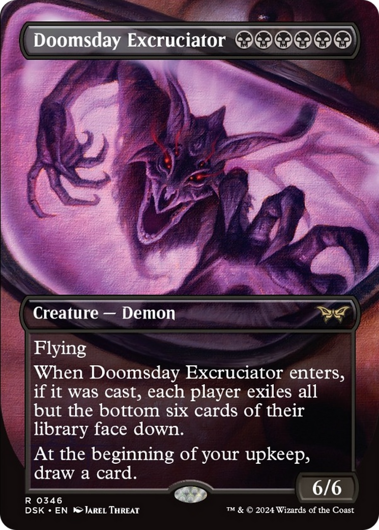 Doomsday Excruciator (Borderless) [Duskmourn: House of Horror] | Boutique FDB TCG