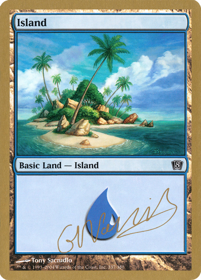 Island (gn337) (Gabriel Nassif) [World Championship Decks 2004] | Boutique FDB TCG