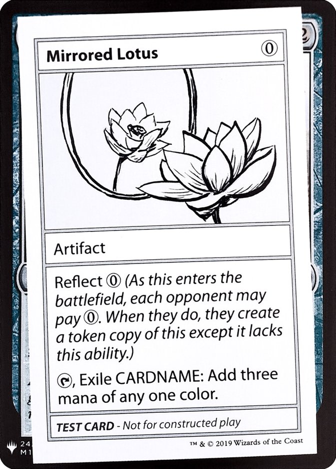 Mirrored Lotus [Mystery Booster Playtest Cards] | Boutique FDB TCG