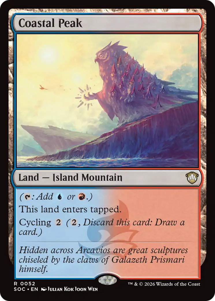 Coastal Peak [Secrets of Strixhaven Commander] | Boutique FDB TCG