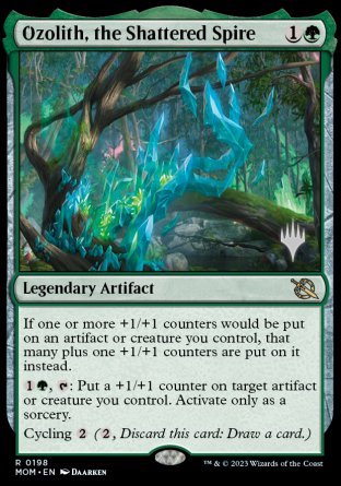 Ozolith, the Shattered Spire (Promo Pack) [March of the Machine Promos] | Boutique FDB TCG