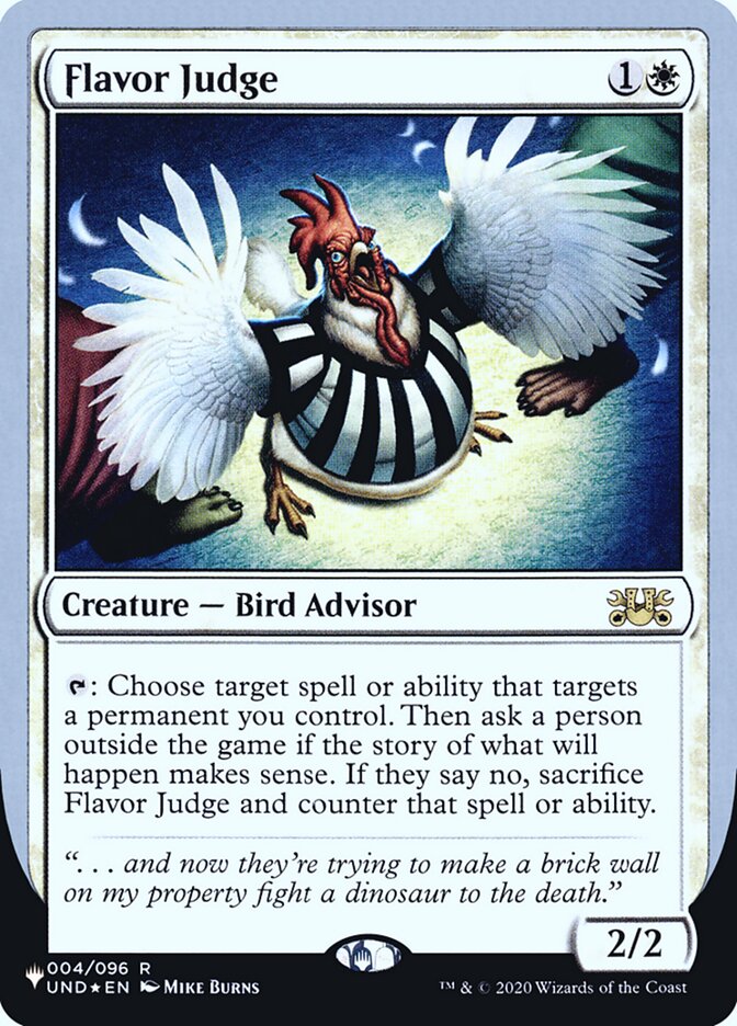 Flavor Judge (Unfinity Foil Edition) [The List] | Boutique FDB TCG