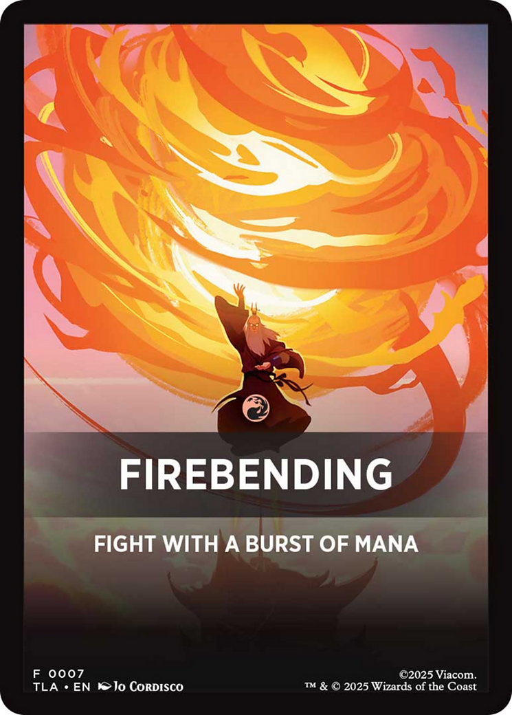 Firebending Theme Card [Avatar: The Last Airbender] | Boutique FDB TCG