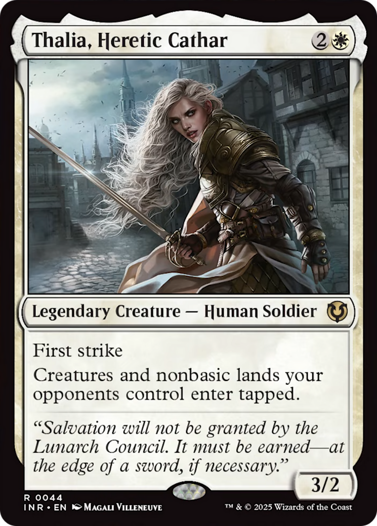 Thalia, Heretic Cathar [Innistrad Remastered] | Boutique FDB TCG