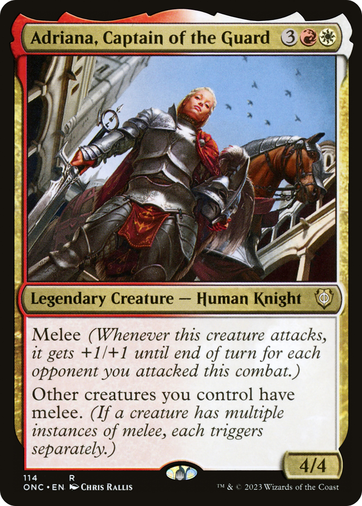 Adriana, Captain of the Guard [Phyrexia: All Will Be One Commander] | Boutique FDB TCG