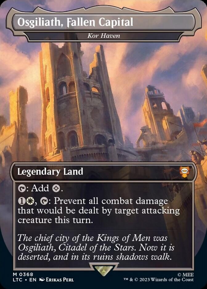 Kor Haven - Osgiliath, Fallen Capital [The Lord of the Rings: Tales of Middle-Earth Commander] | Boutique FDB TCG