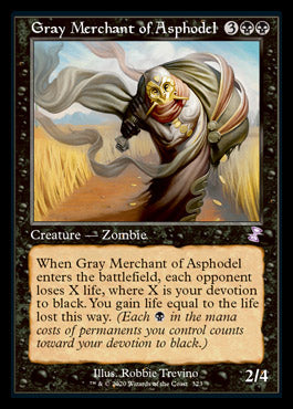 Gray Merchant of Asphodel (Timeshifted) [Time Spiral Remastered] | Boutique FDB TCG