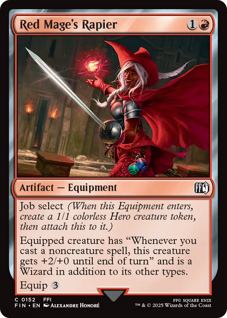 Red Mage's Rapier [FINAL FANTASY] | Boutique FDB TCG