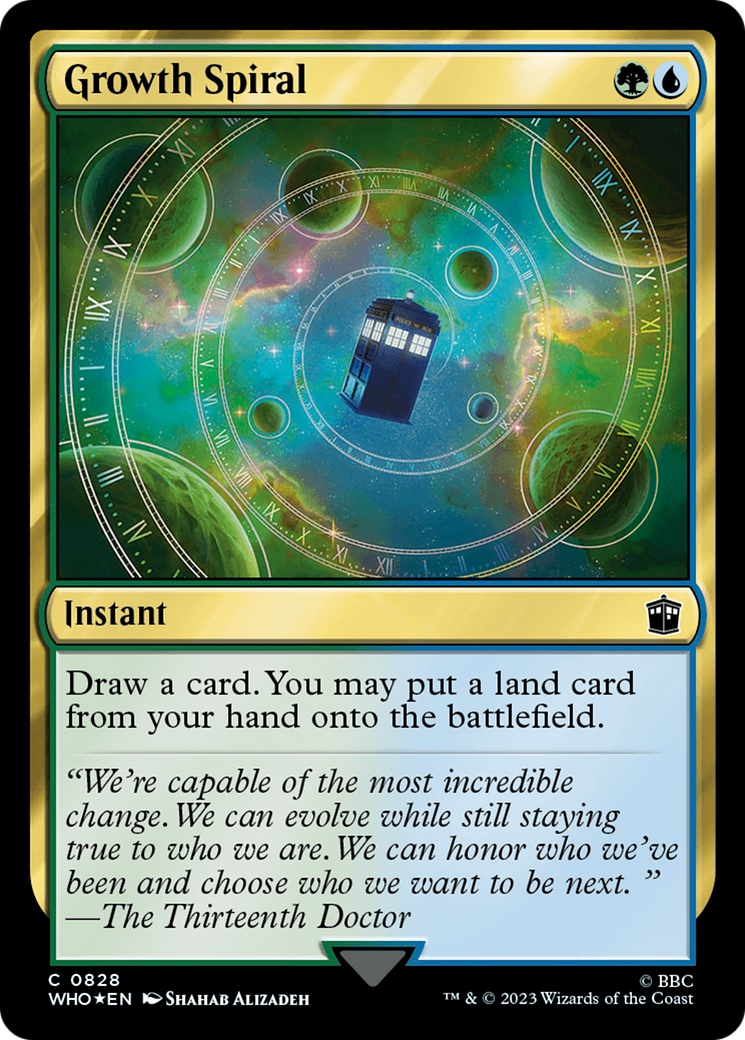 Growth Spiral (Surge Foil) [Doctor Who] | Boutique FDB TCG