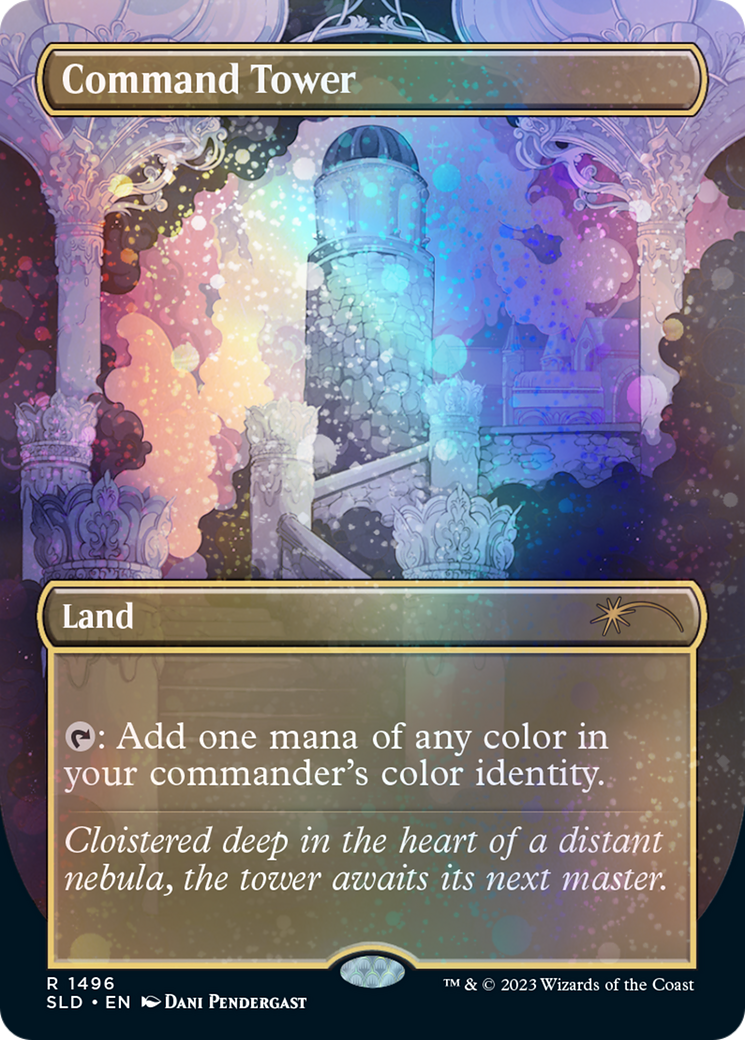 Command Tower (1697) (Rainbow Foil) [Secret Lair: Sheldon's Spellbook] | Boutique FDB TCG