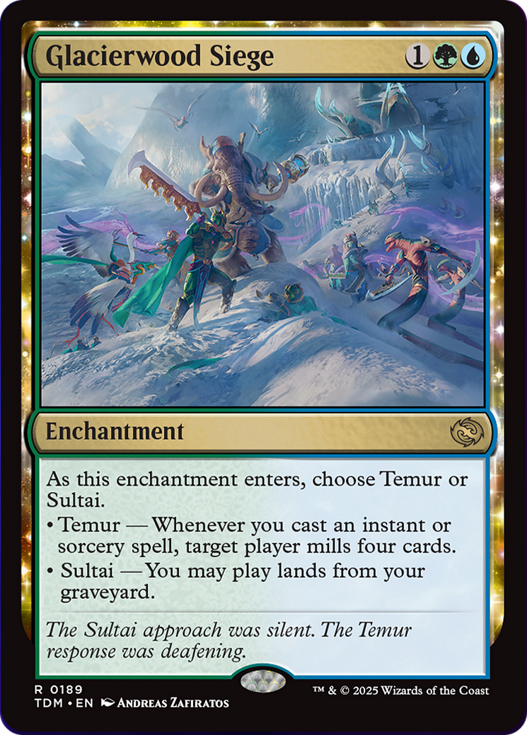 Glacierwood Siege [Tarkir: Dragonstorm] | Boutique FDB TCG