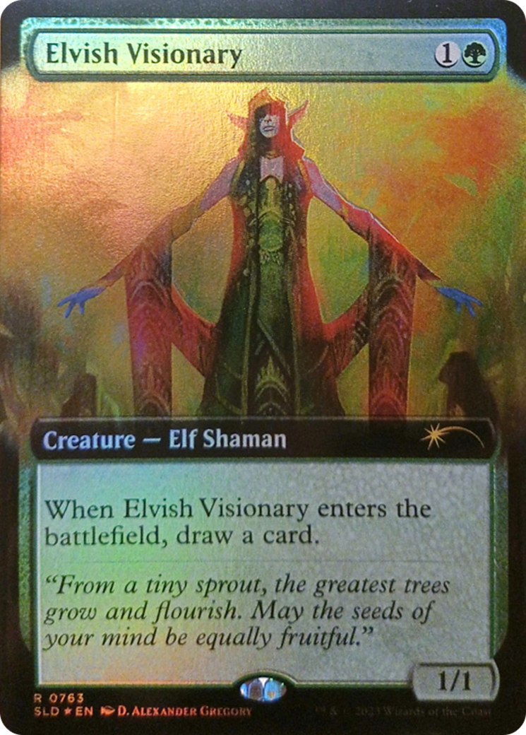 Elvish Visionary (Extended Art) [Secret Lair Drop Series] | Boutique FDB TCG