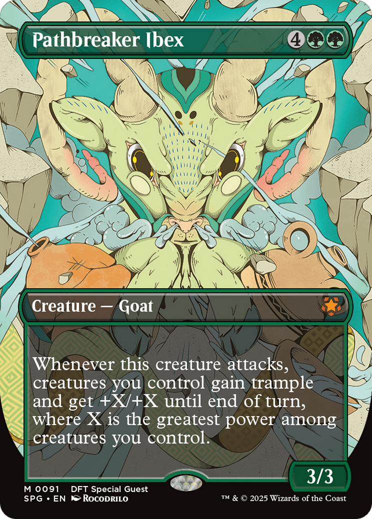 Pathbreaker Ibex (Borderless) [Aetherdrift Special Guests] | Boutique FDB TCG