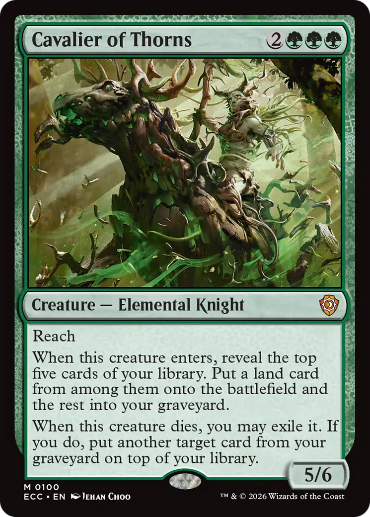 Cavalier of Thorns [Lorwyn Eclipsed Commander] | Boutique FDB TCG