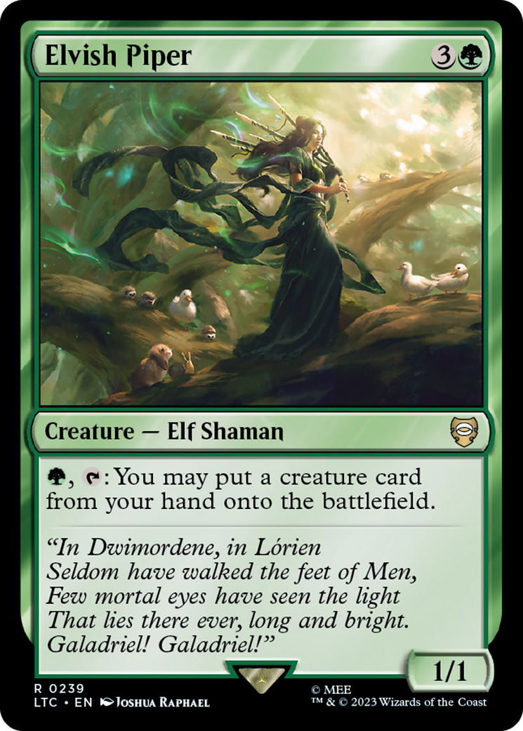 Elvish Piper [The Lord of the Rings: Tales of Middle-Earth Commander] | Boutique FDB TCG